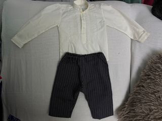 Conjunto Camisa y Pantalón Recién Nacido fallero.