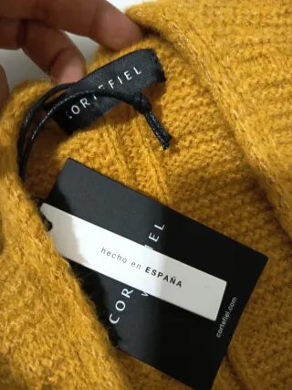 Chaleco Cortefiel Talla Única Amarillo