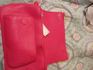 Bolso bandolera Desigual rosa