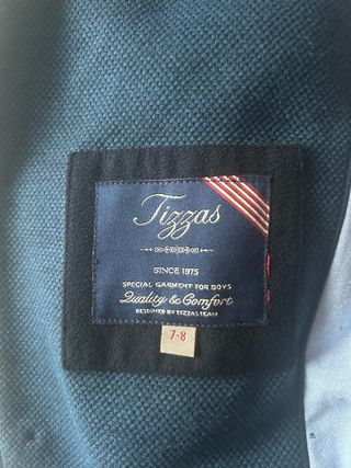 Blazer niño azul 7-8 años