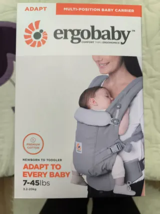 Ergobaby Adapt Gris Perla + Caja y Manual