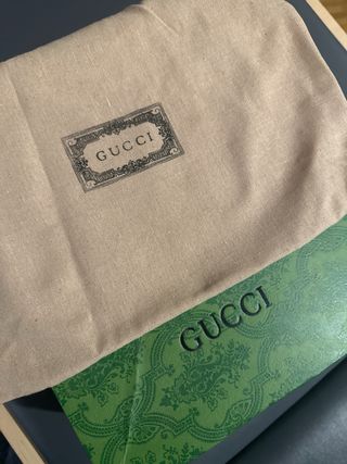 Bolso Clásico Marrón y Verde