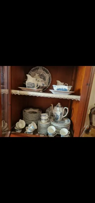 Plato La Cartuja Sevilla Azul Cobalto