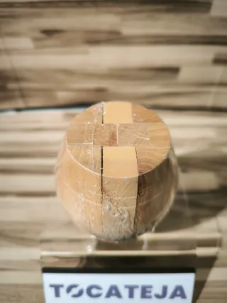 Juego de habilidad de madera tipo barril