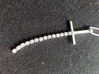 Collana Argento Pendente Croce