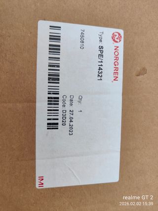 Kit Neumática Norgren SPE/114321 NUEVO