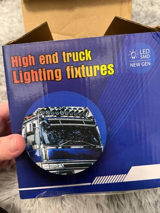 4 Pilotos LED Redondos Camión/Remolque 12V