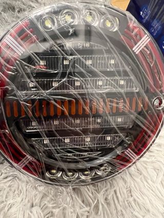 4 Pilotos LED Redondos Camión/Remolque 12V