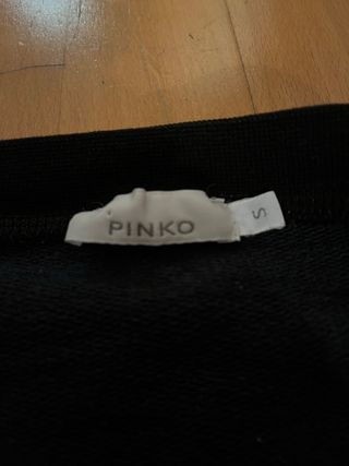 Jersey Pinko cuello barco negro/gris