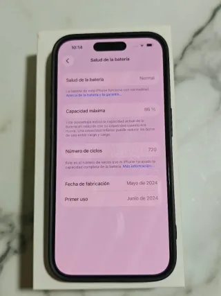 iPhone 15 Pro Max 128GB Gris Titanio