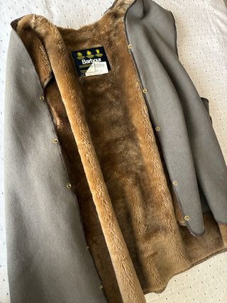 Barbour verde con capucha y chaleco