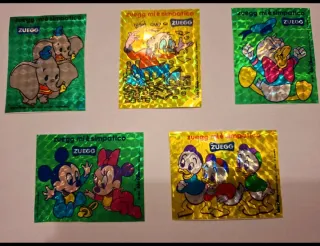 Adesivi  prismatici anni 80 Zuegg per Disney