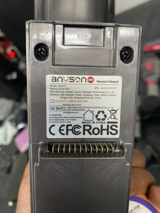 Aspirador escoba morado