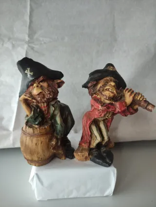 Colección 6 Piratas Decorados a Mano. Diseño PAOR