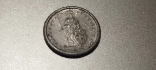 🇨🇭🇫🇷 3 Monedas Plata Antiguas.