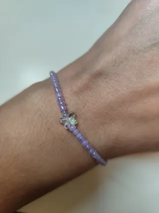 Pulsera de plata con estrella
