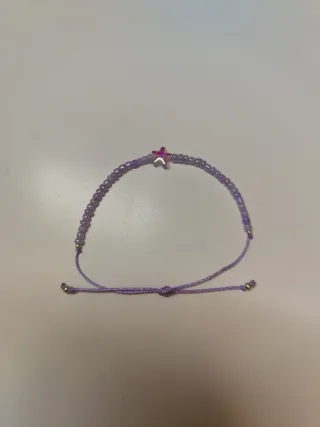 Pulsera de plata con estrella
