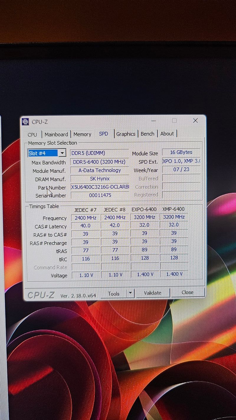 RAM XPG LANCER DDR5 32GB 6400MHz RGB CL32 afbeelding 6