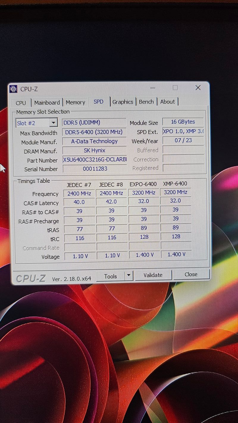 RAM XPG LANCER DDR5 32GB 6400MHz RGB CL32 afbeelding 5