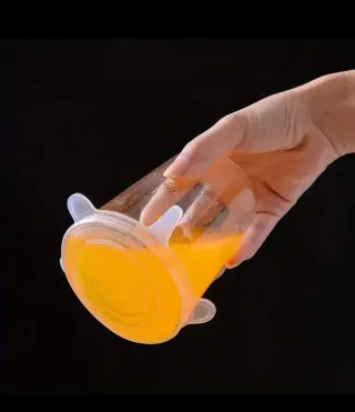 Set 6 Copricibo Silicone