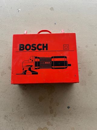 Caja metálica vintage para radial o taladro bosch