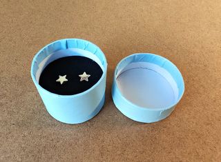 PENDIENTE DE PLATA DE LEY 925 ESTRELLA A ESTRENAR