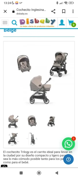 Passeggino Inglesina Trilogy City