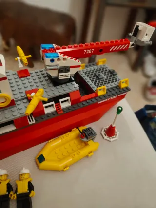 Lego City 7207 Barco Bomberos