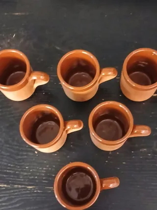 Juego 6 Tazas Barro Intergarden Mallorca