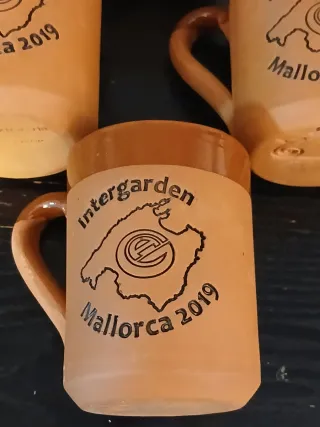 Juego 6 Tazas Barro Intergarden Mallorca