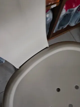 2 Sillas de Jardín Metálicas Blancas