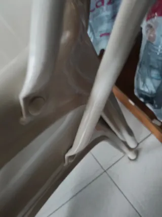 2 Sillas de Jardín Metálicas Blancas