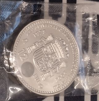 Moneda 12€ Juan Carlos I y Sofía 2003