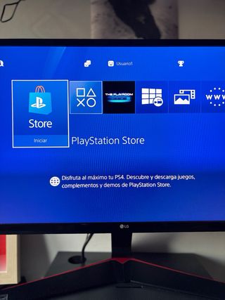PS4 Slim 500GB Negra + 4 Juegos y mando