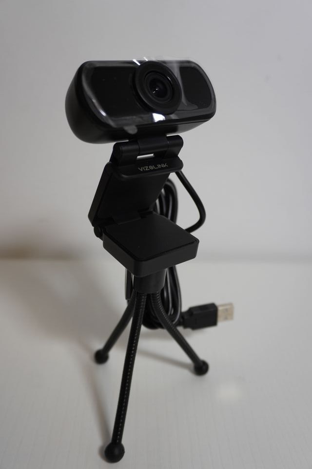 Webcam 2.5K Quad HD con Micro y Tapa