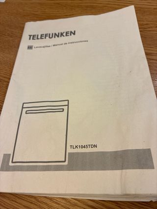 Lavavajillas Telefunken TLK1045TDN