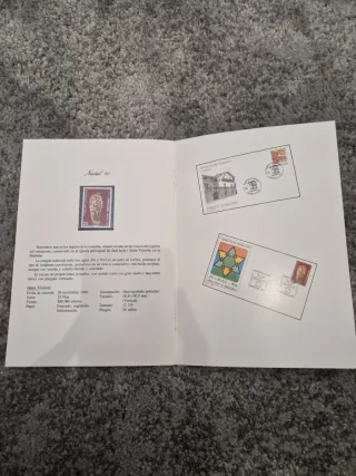 Sellos Andorra Emisiones 1990