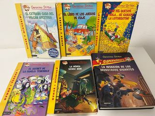 Lote libros Geronimo Stilton