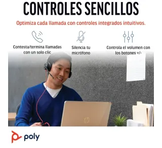 Auriculares Poly Blackwire 8225