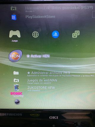 CONSOLA PLAYSTATION 3 PS3 COMPLETA 500GB CON JUEGO