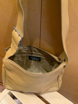Bolso Furla Beige/Marrón