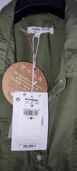 Mono largo verde caqui Green Coast T38