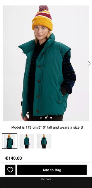 Chaleco Levi's acolchado