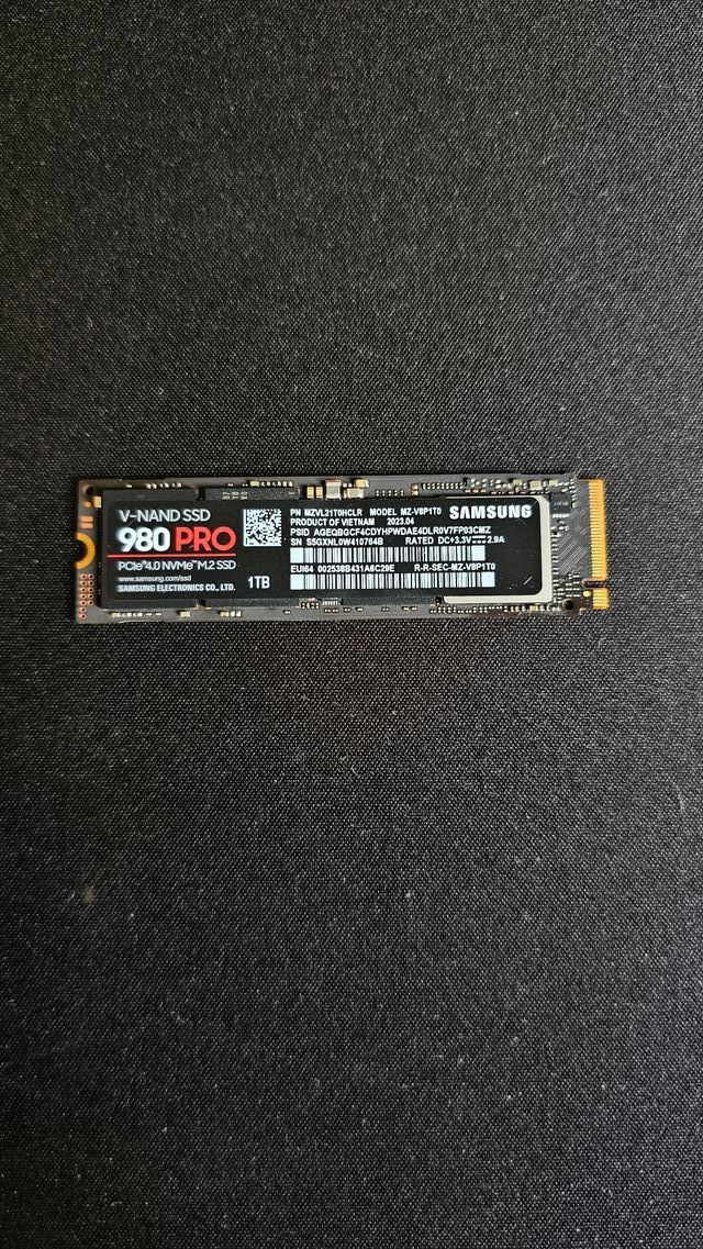 SSD Samsung 980 PRO 1 TB M.2 2280 NVMe PCI-e Gen 4