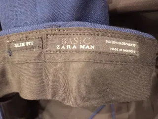 Traje Zara hombre Azul Marino Slim Fit Talla M