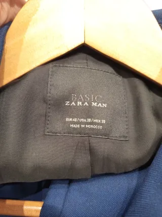 Traje Zara hombre Azul Marino Slim Fit Talla M