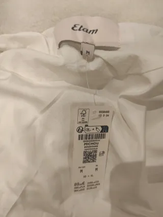 Cazadora MICHOU blanca talla M