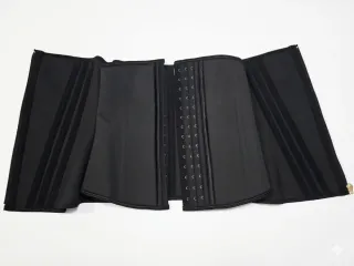 Faja reductora negra con cremallera