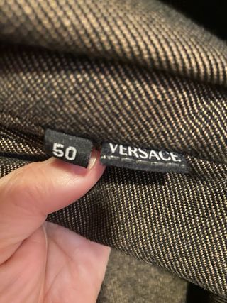 Gabardina Versace Negra