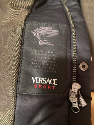 Gabardina Versace Negra